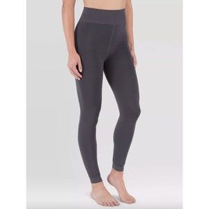 Wander by Hottotties Women Victroria Velvet Lined Leggings Grey L Stretch